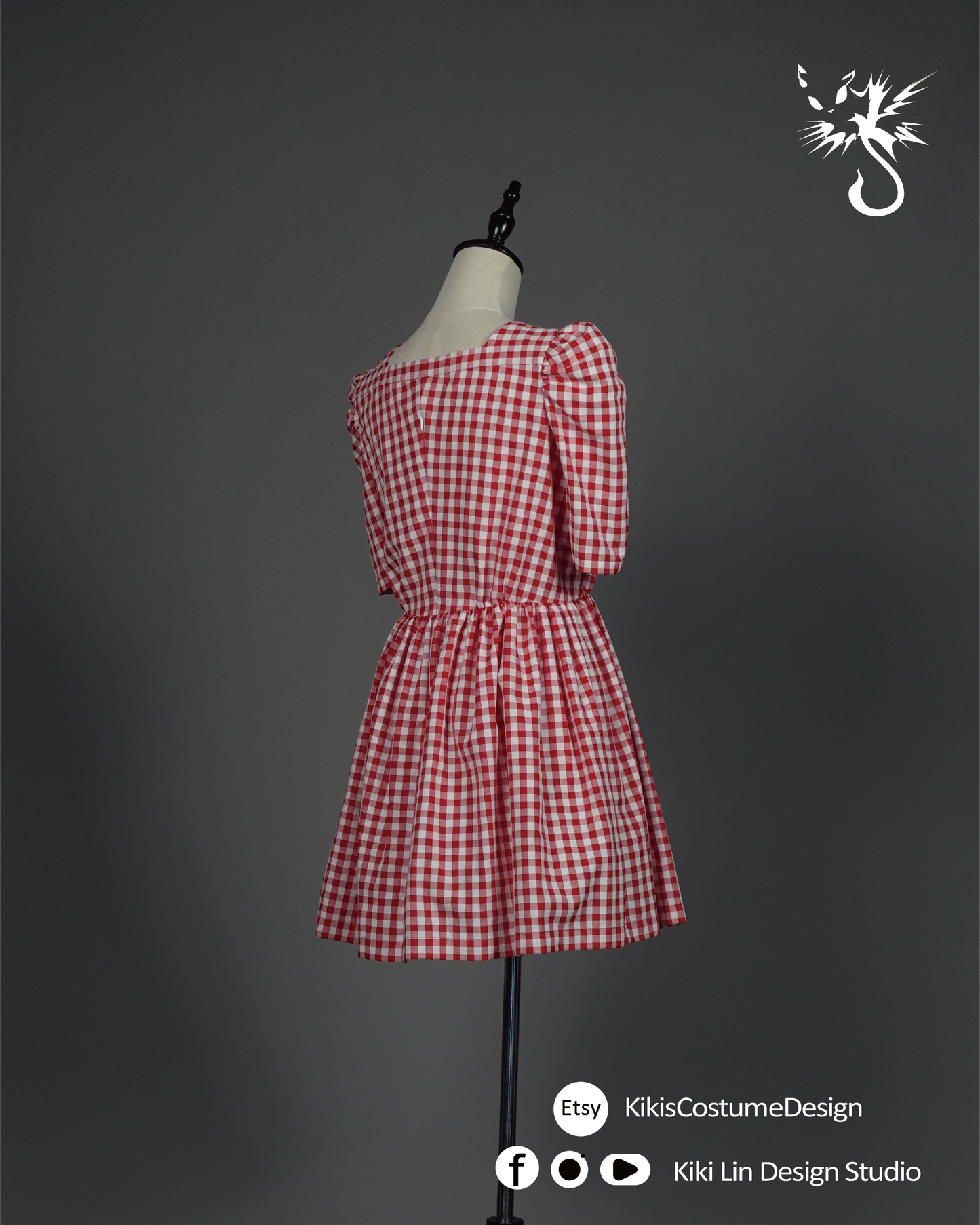 "Picnic Dream" Gingham Mini Dress