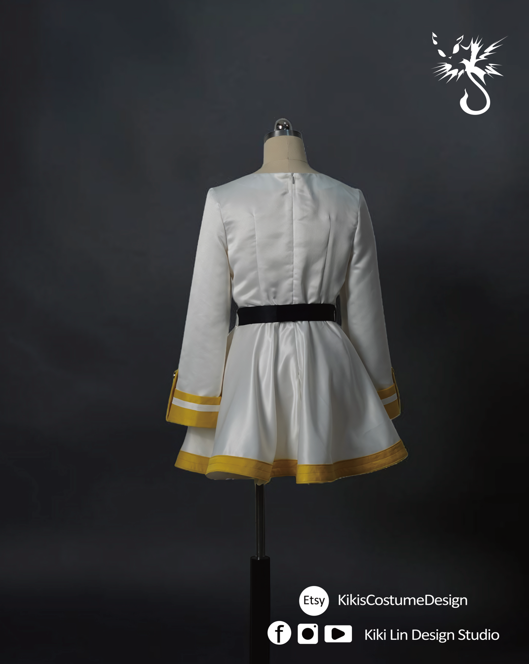 lven Mage Costume Sewing Pattern BUNDLE | Striped Dress & Capelet PDF (XS-2XL) | Video Tutorials n Graphic Guide | A4 n A0 Plotter