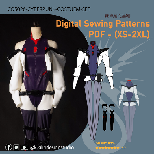 Cosplay Bodysuit & Jacket | 角色扮演連身衣及外套（XS-2XL)