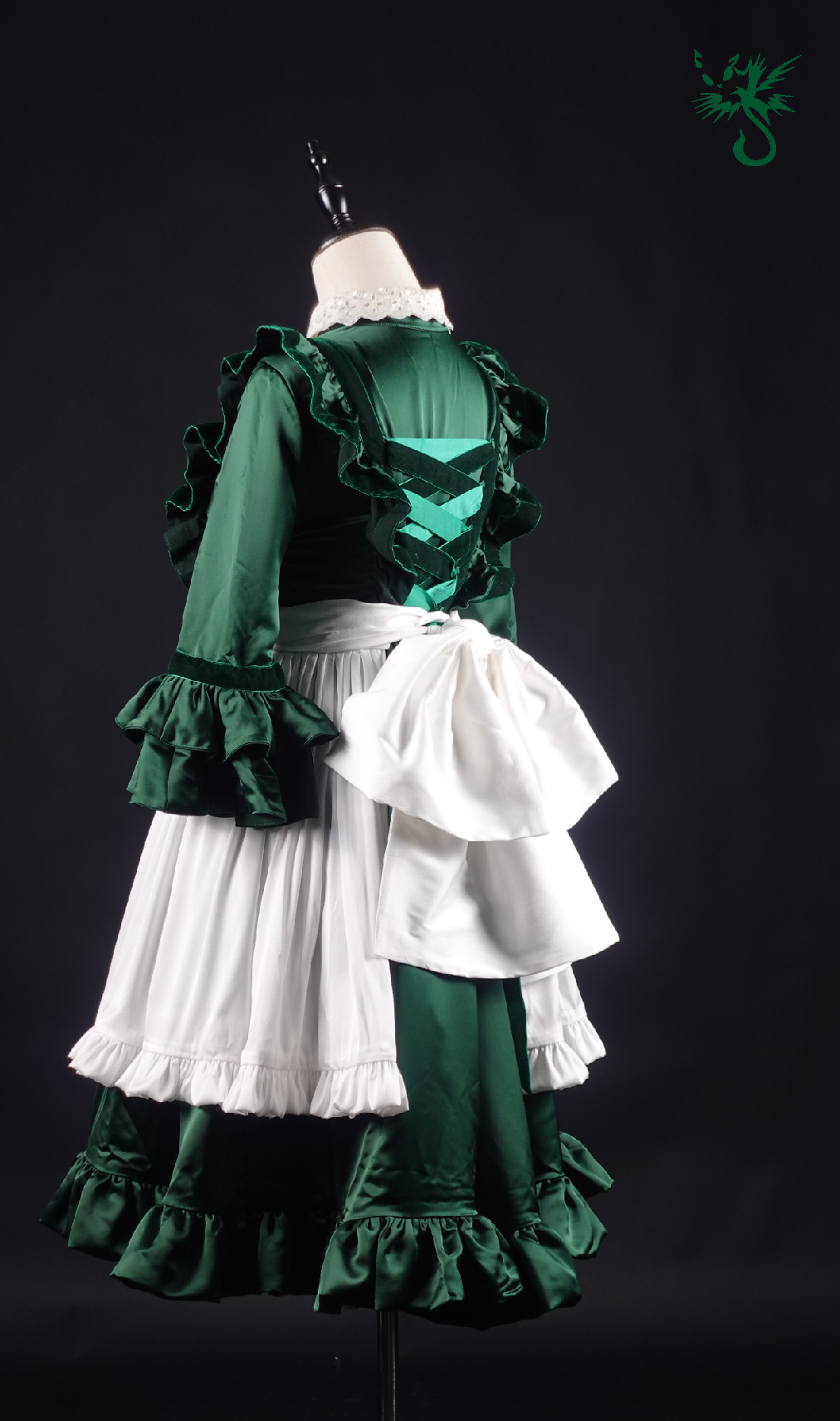 Emerald Enchantress Maiden Dress Set (Shipping Included) | 翡翠魔女侍女洋裝套裝｜（含運）
