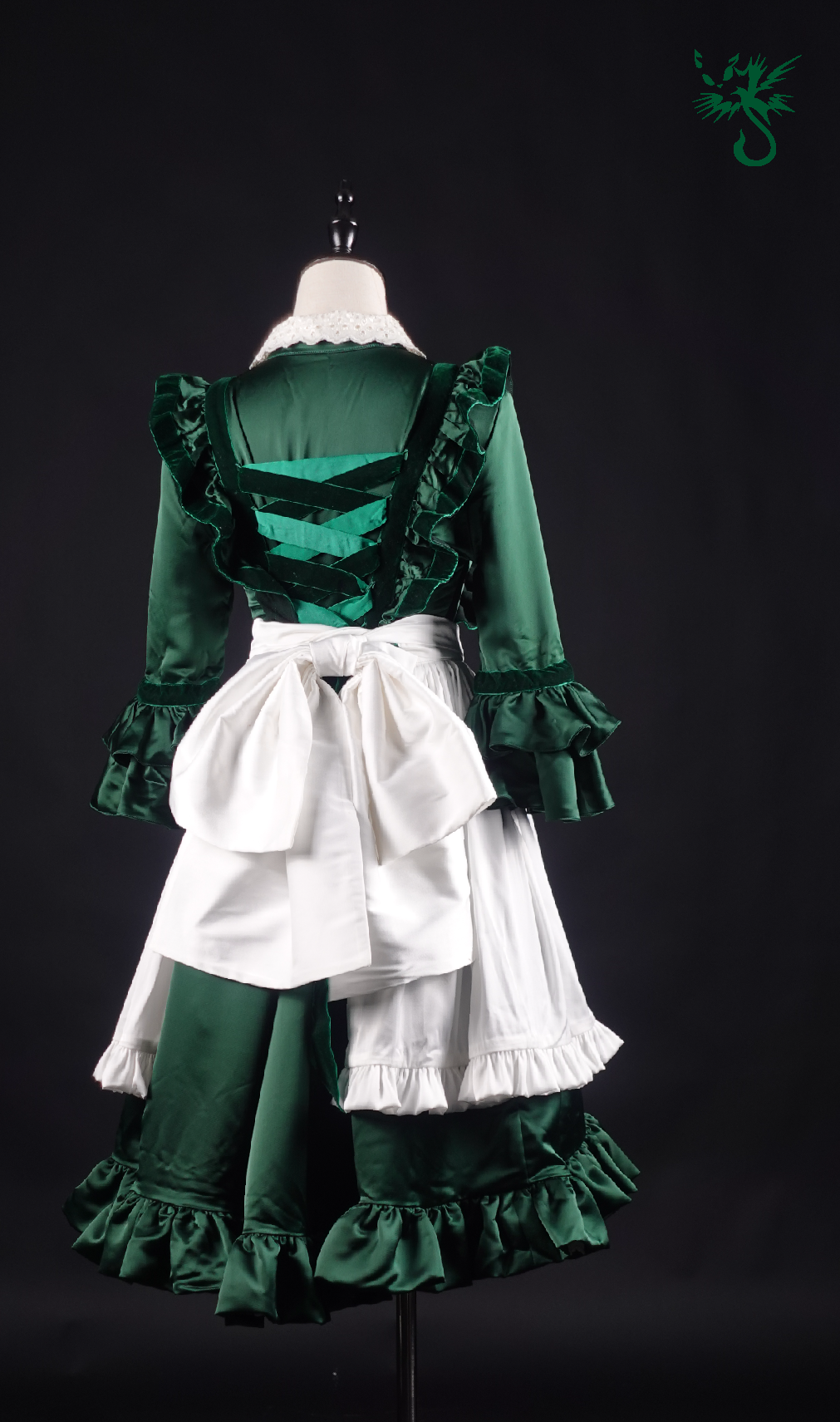 Emerald Enchantress Maiden Dress Set (Shipping Included) | 翡翠魔女侍女洋裝套裝｜（含運）