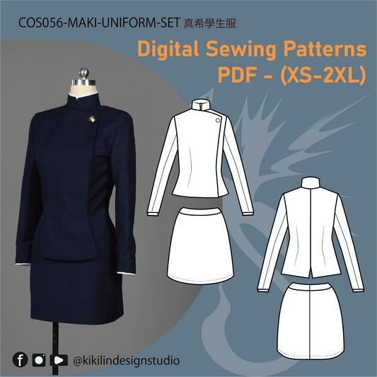 School Uniform Jacket n Skirt | 學校制服外套與裙子 (size XS-2XL)