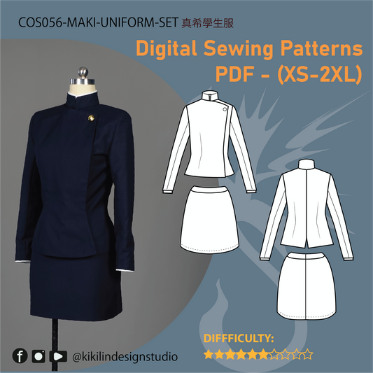 School Uniform Jacket n Skirt | 學校制服外套與裙子 (size XS-2XL)