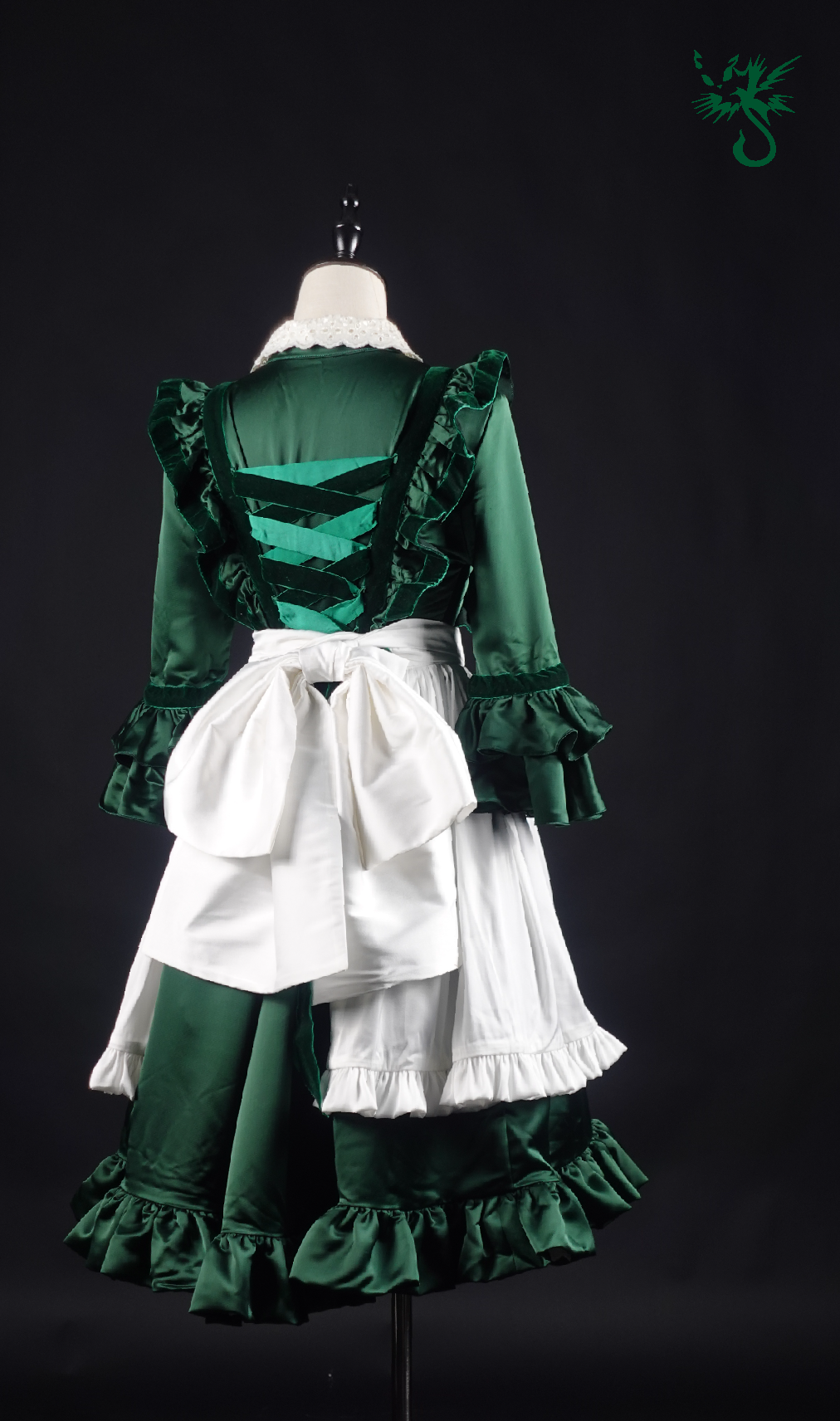 Emerald Enchantress Maiden Dress Set (Shipping Included) | 翡翠魔女侍女洋裝套裝｜（含運）