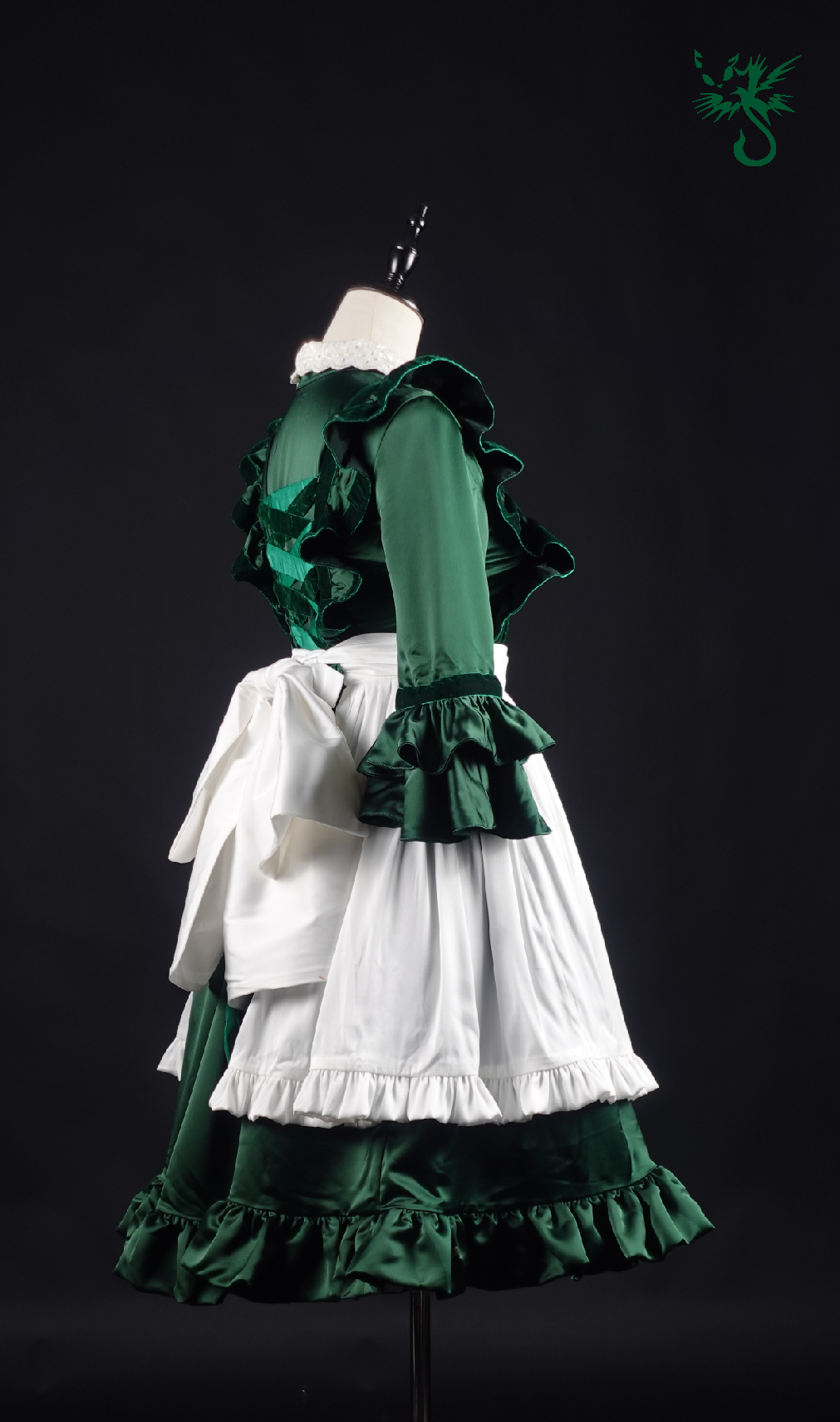Emerald Enchantress Maiden Dress Set (Shipping Included) | 翡翠魔女侍女洋裝套裝｜（含運）