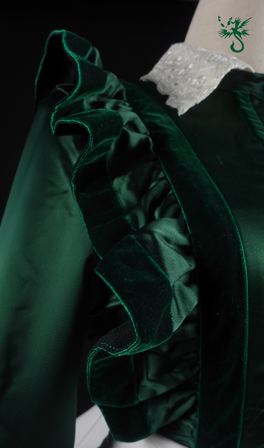 Emerald Enchantress Maiden Dress Set (Shipping Included) | 翡翠魔女侍女洋裝套裝｜（含運）