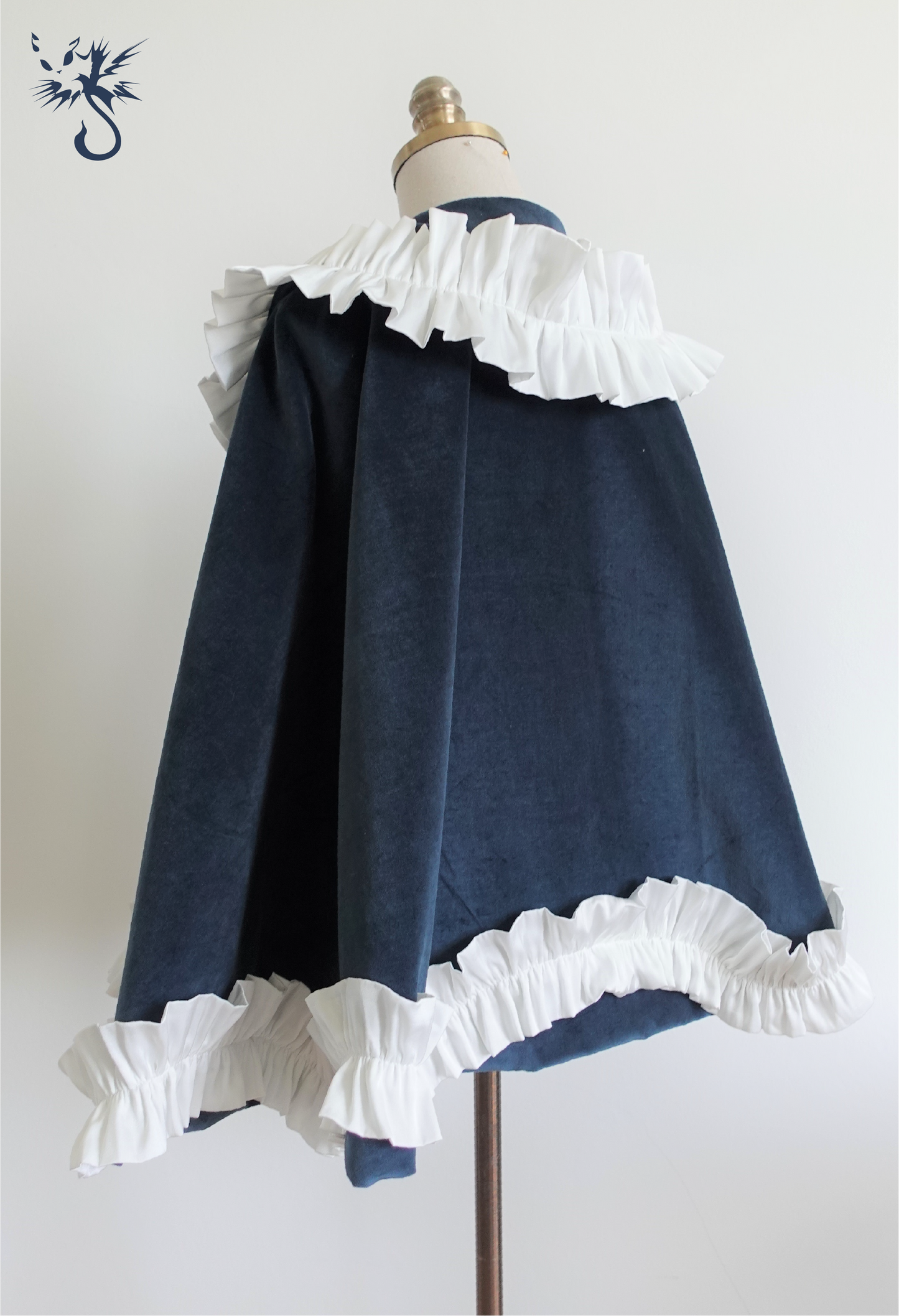 Half-Circle Cape Sewing Pattern | Classic Short Cloak PDF (XS-2XL) | Experienced Sewist Edition | A4 & A0 Plotter