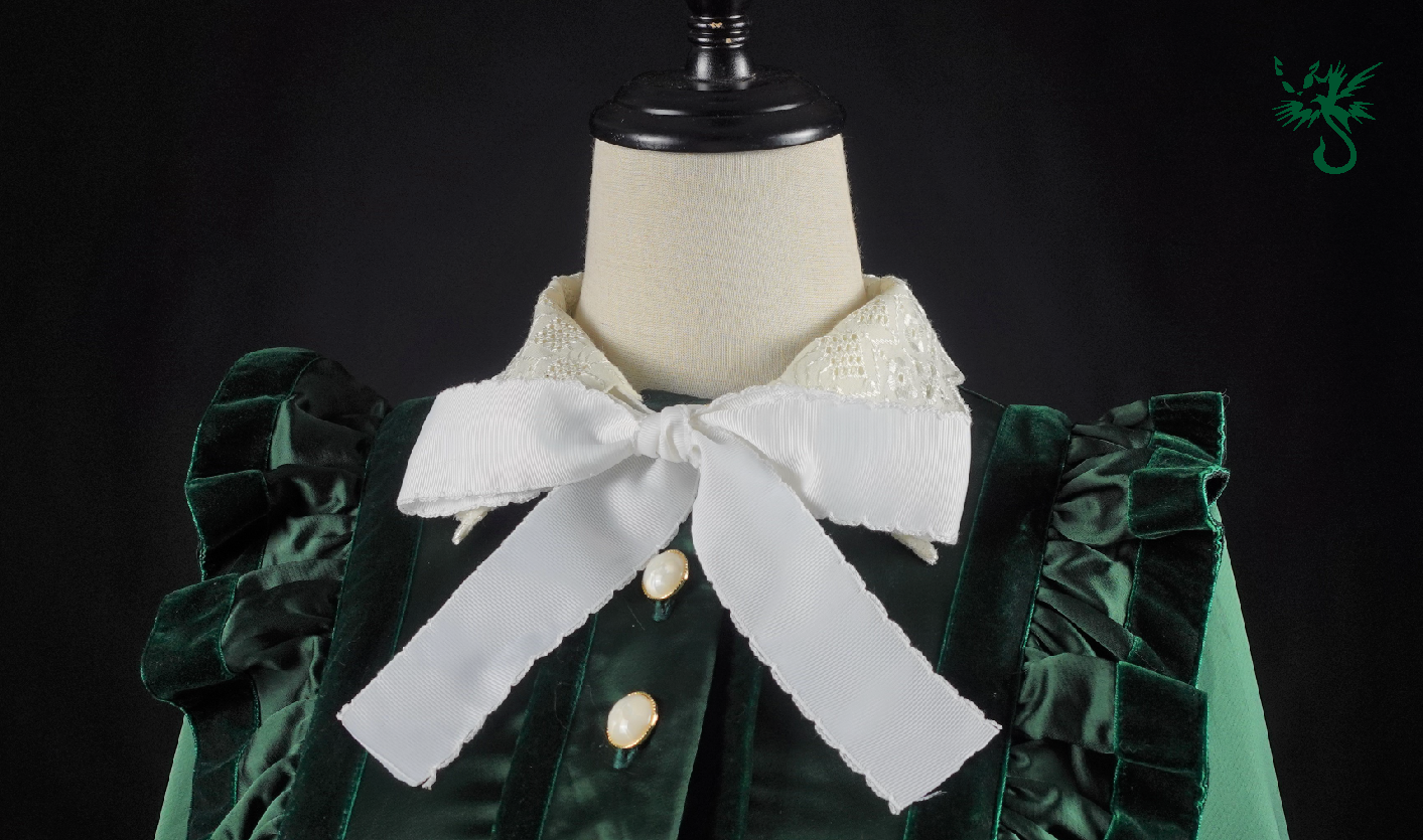 Emerald Enchantress Maiden Dress Set (Shipping Included) | 翡翠魔女侍女洋裝套裝｜（含運）