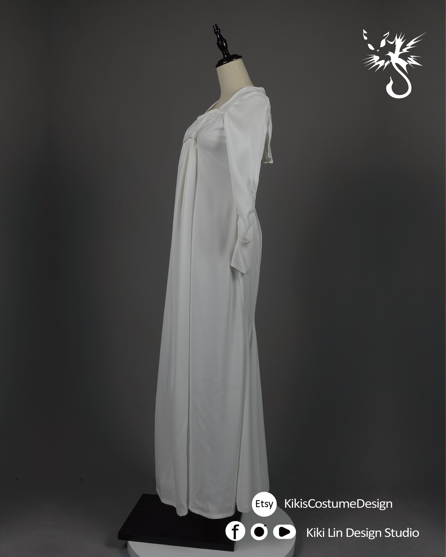 "Snow Glow" Mermaid Gown (The "Dimitrescu" Dress)