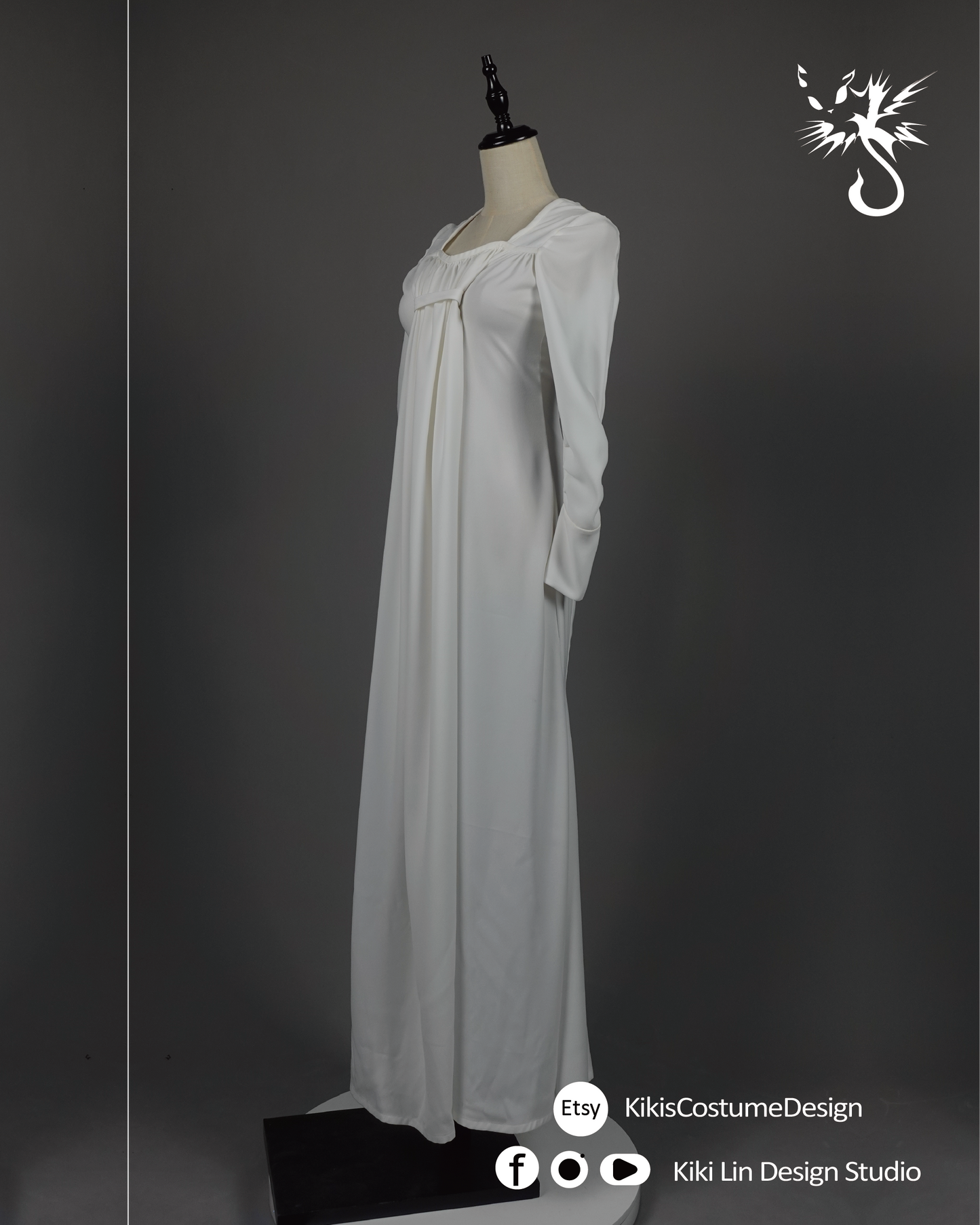 "Snow Glow" Mermaid Gown (The "Dimitrescu" Dress)