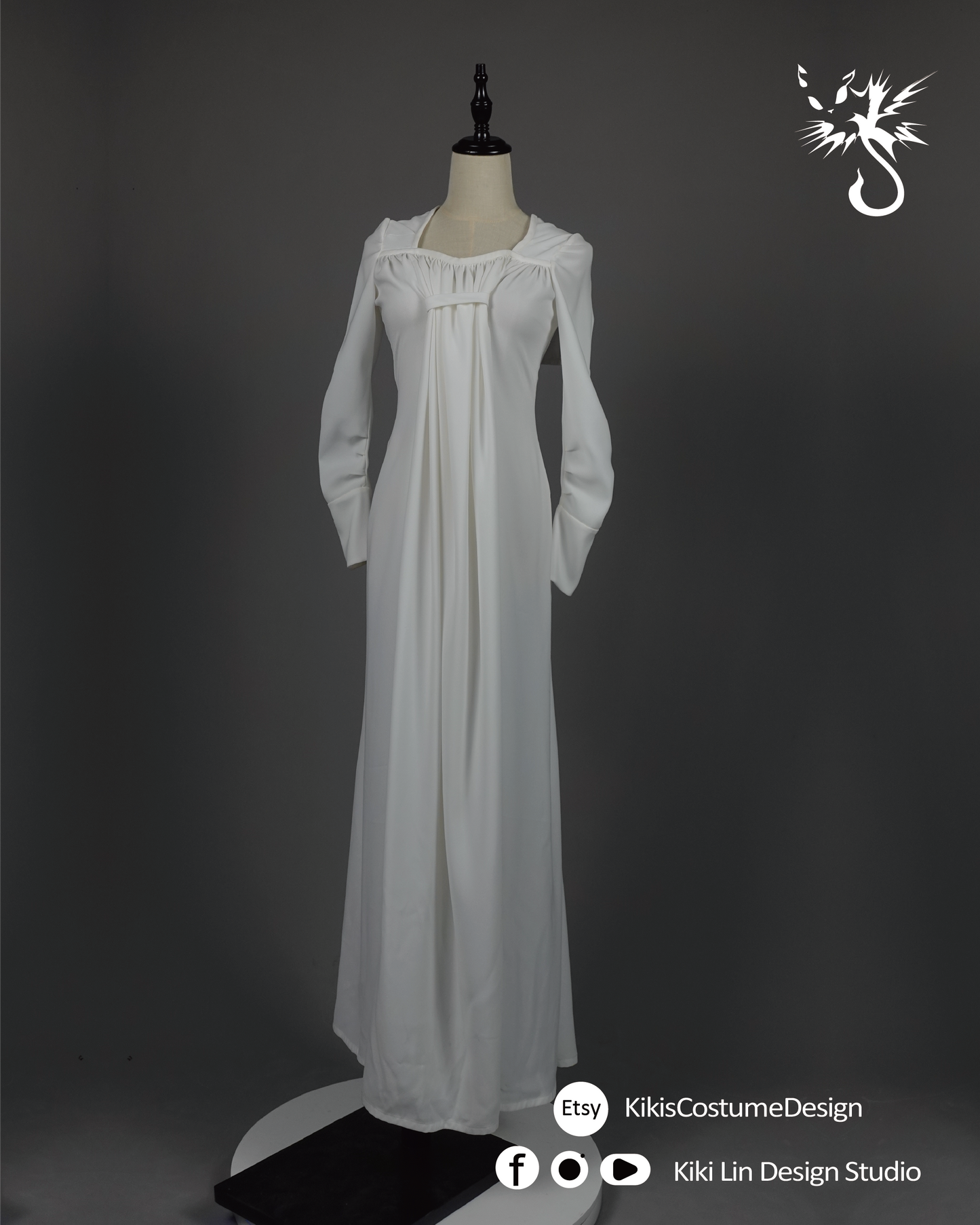 "Snow Glow" Mermaid Gown (The "Dimitrescu" Dress)
