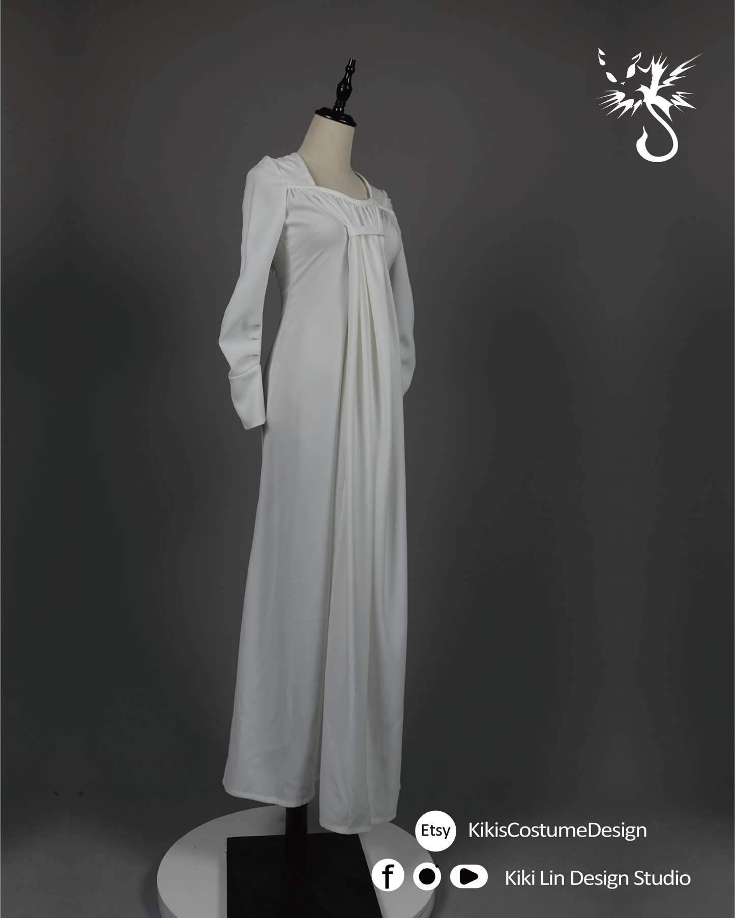 "Snow Glow" Mermaid Gown (The "Dimitrescu" Dress)