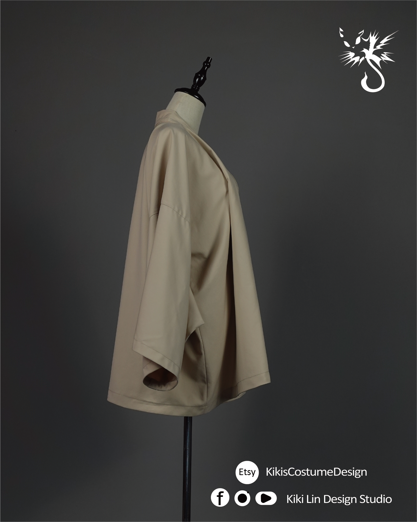 Minimalist Sand Haori