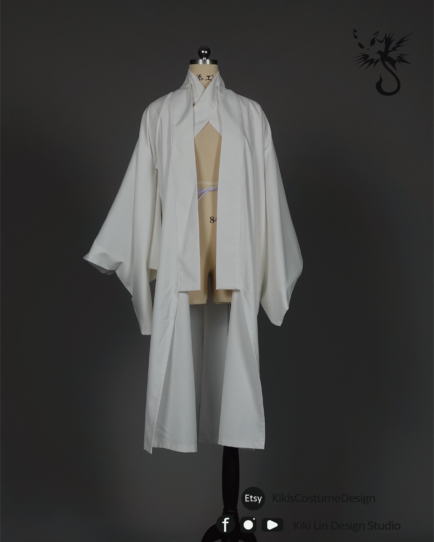 Utahime-Inspired Miko Costume Set: Hakama & Kosode | 庵歌姬風格巫女服套裝：袴與小袖 (XS-2XL)