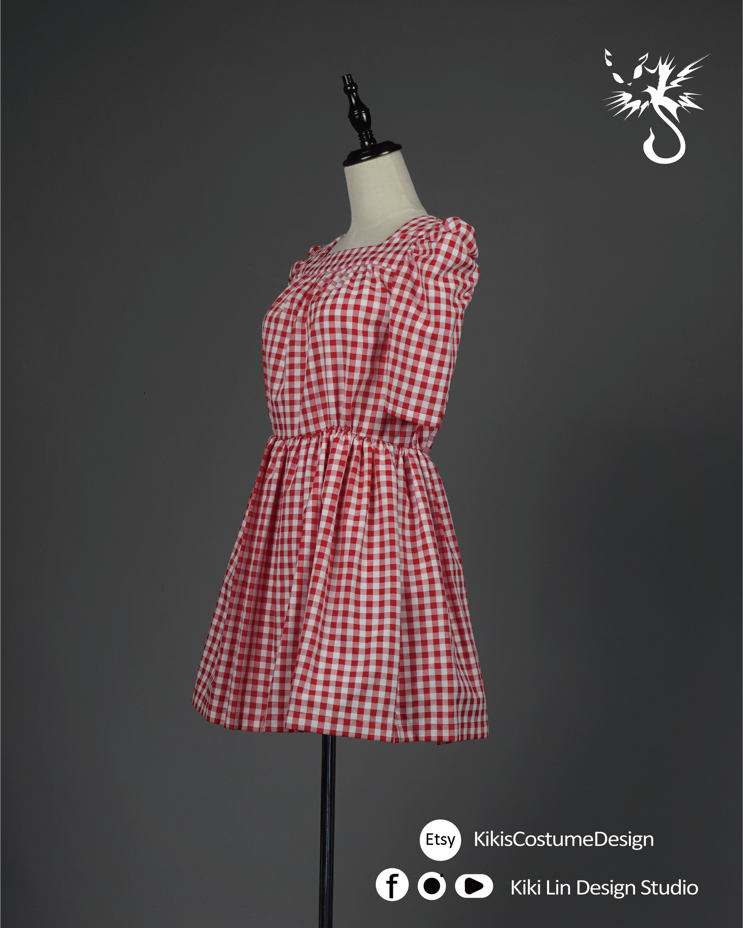 "Picnic Dream" Gingham Mini Dress