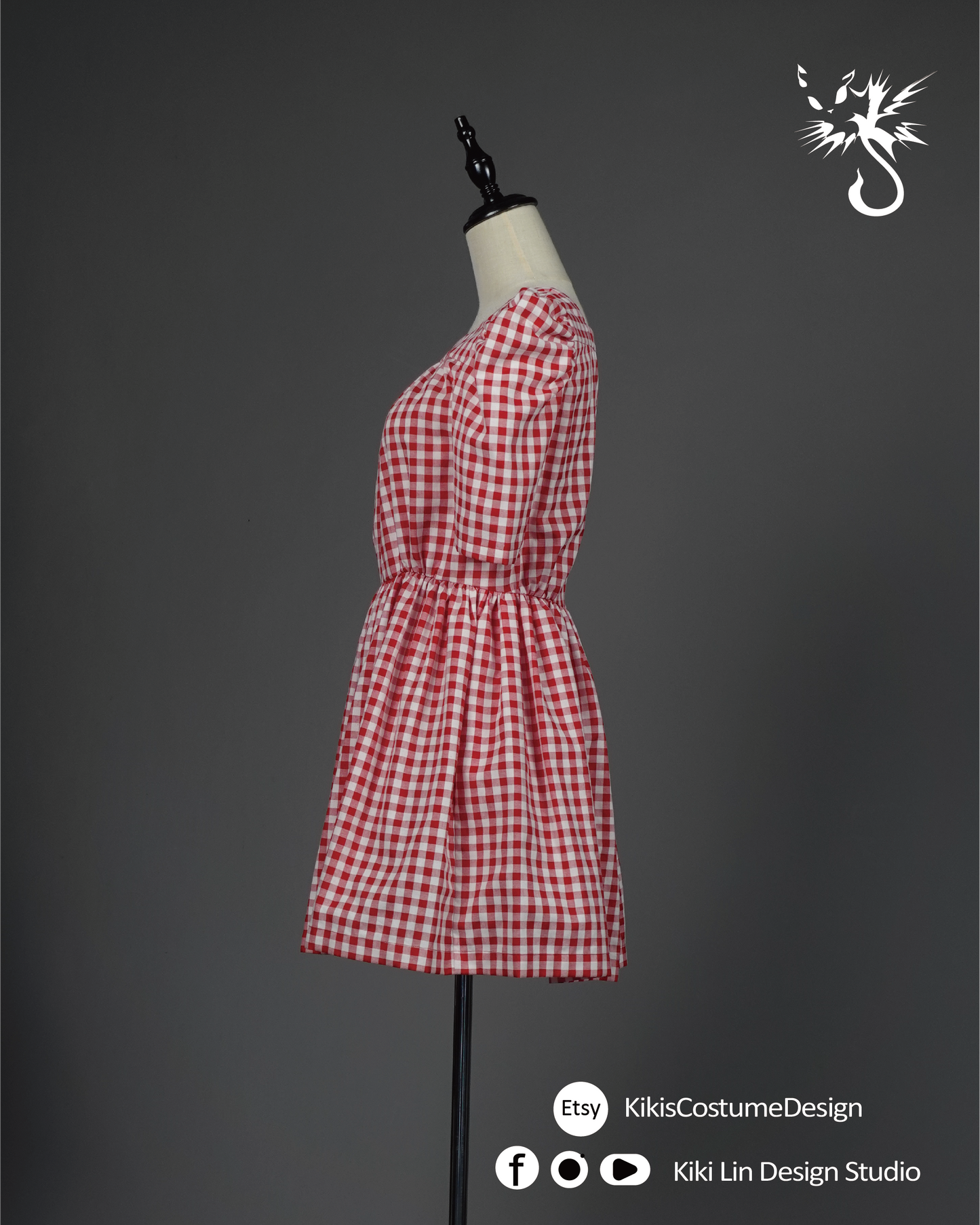 "Picnic Dream" Gingham Mini Dress