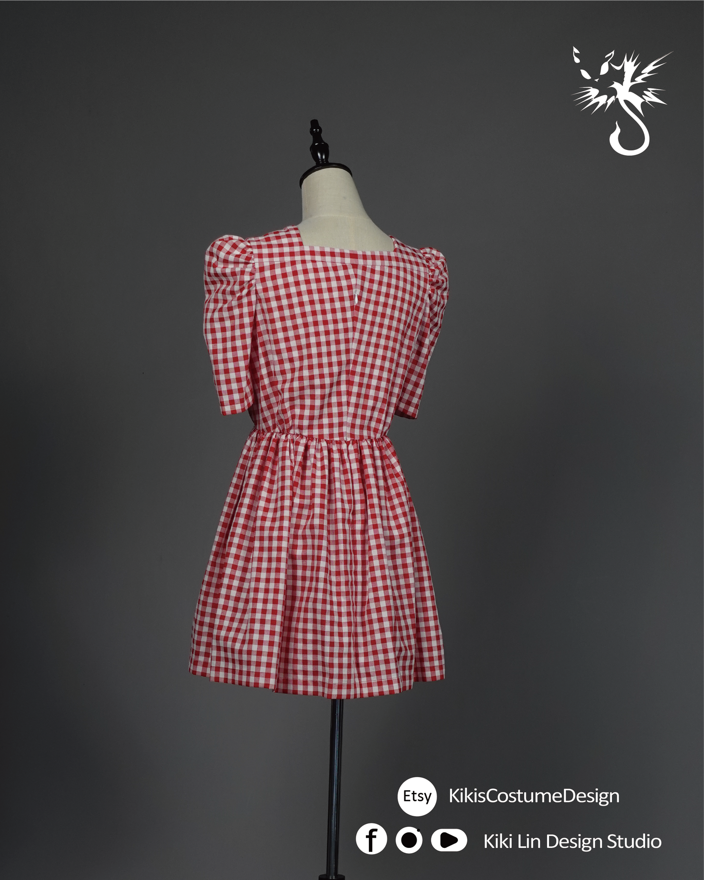 "Picnic Dream" Gingham Mini Dress