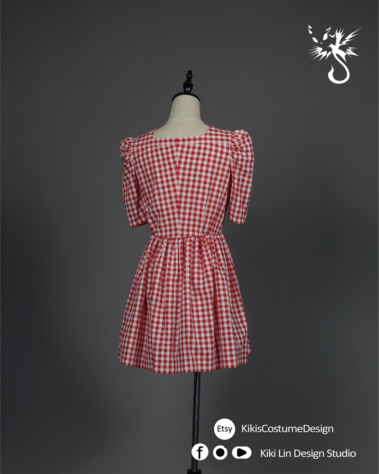 "Picnic Dream" Gingham Mini Dress