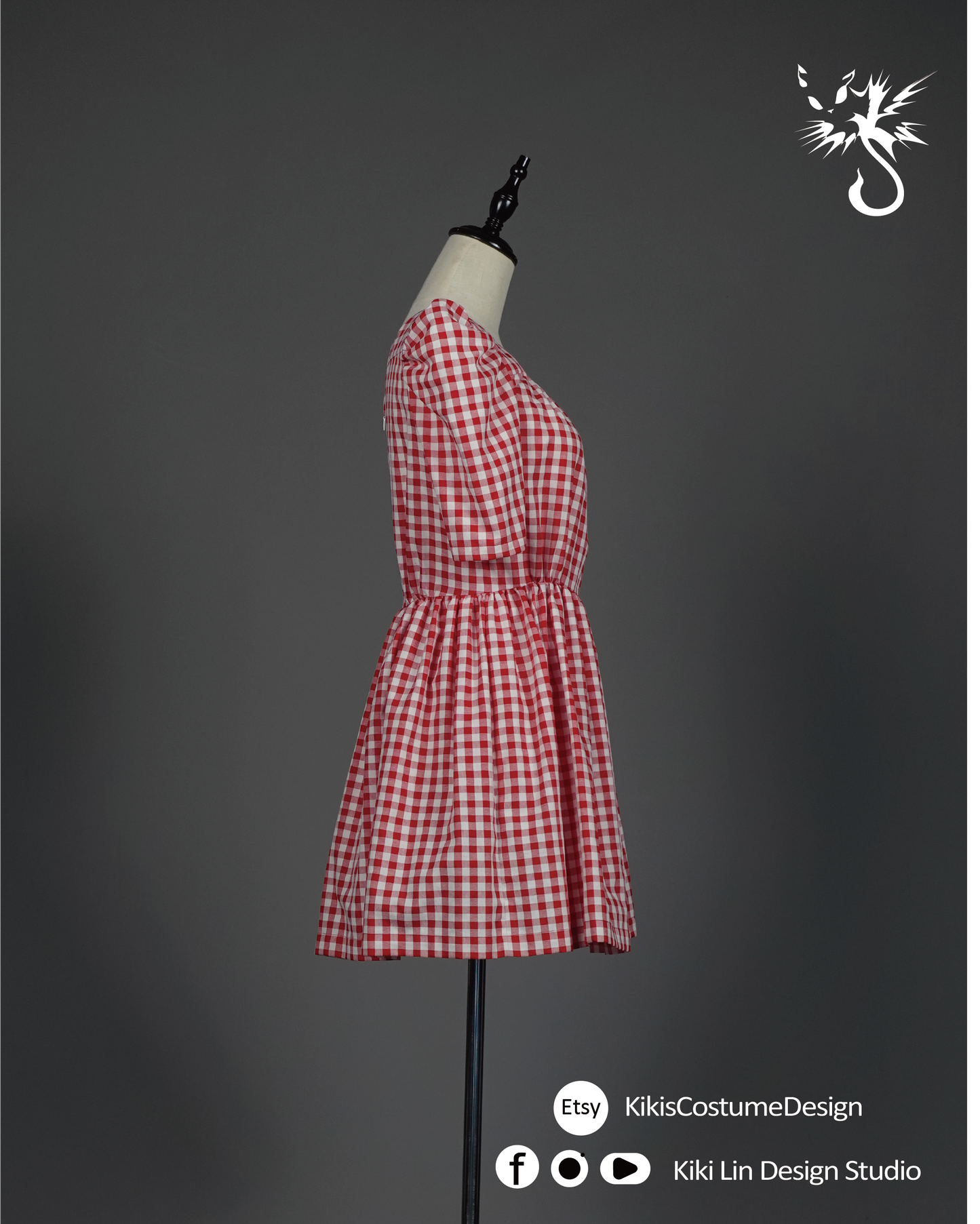 "Picnic Dream" Gingham Mini Dress