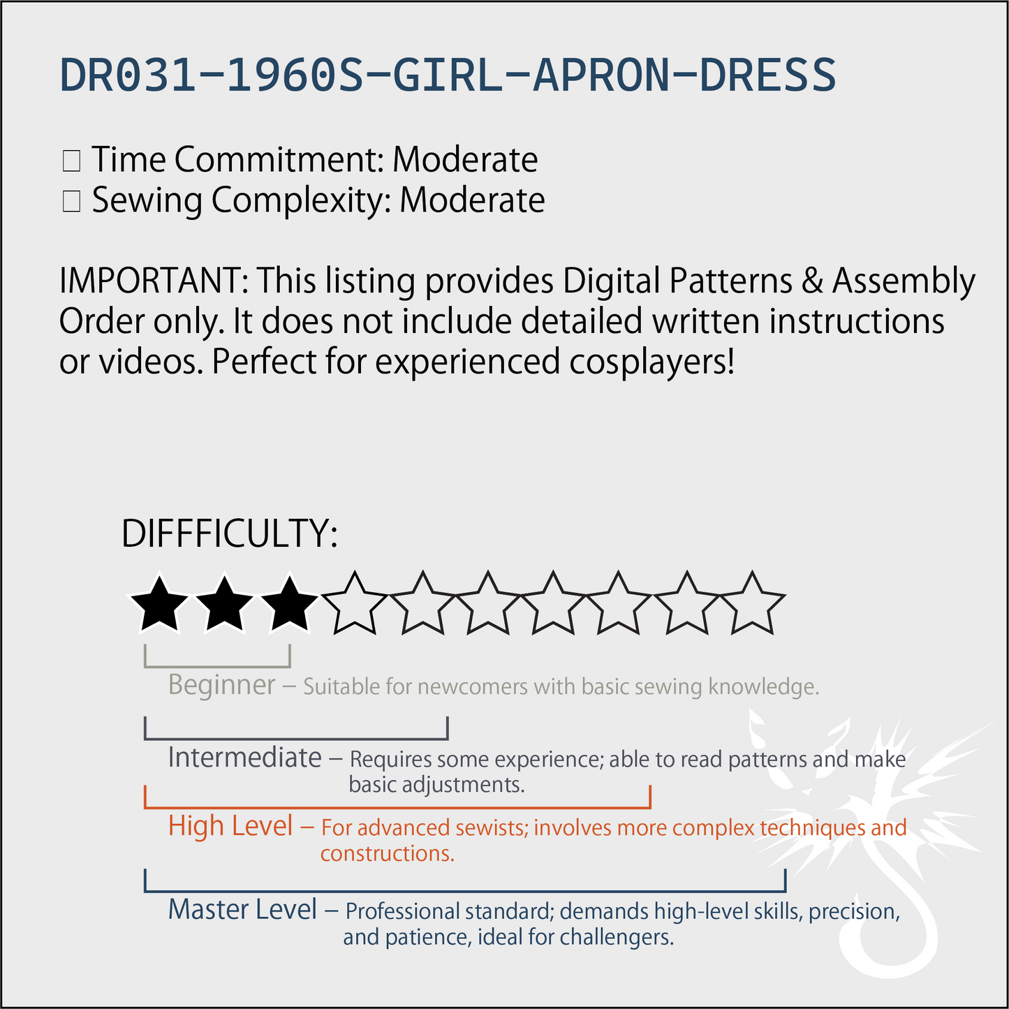 1960s Vintage Style Apron Dress Pattern | Retro Ruffle Mini Dress PDF (XS-2XL)