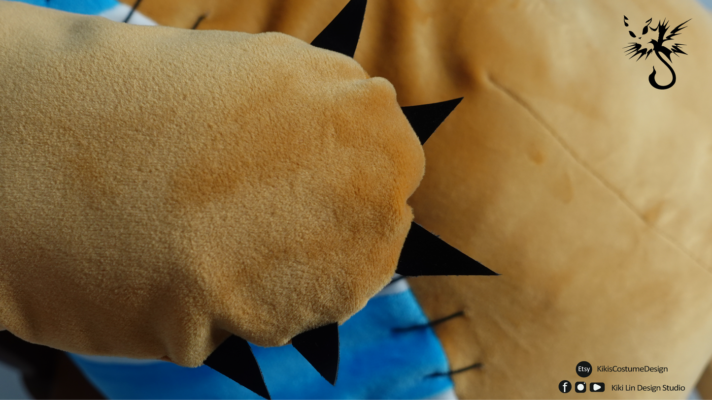 Zombie Bear Plush |僵屍熊毛絨玩偶縫紉版型 (Size 130cm)