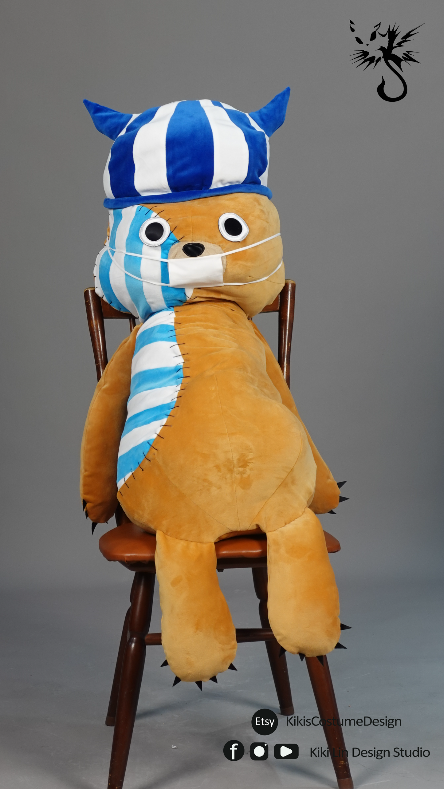 Zombie Bear Plush |僵屍熊毛絨玩偶縫紉版型 (Size 130cm)