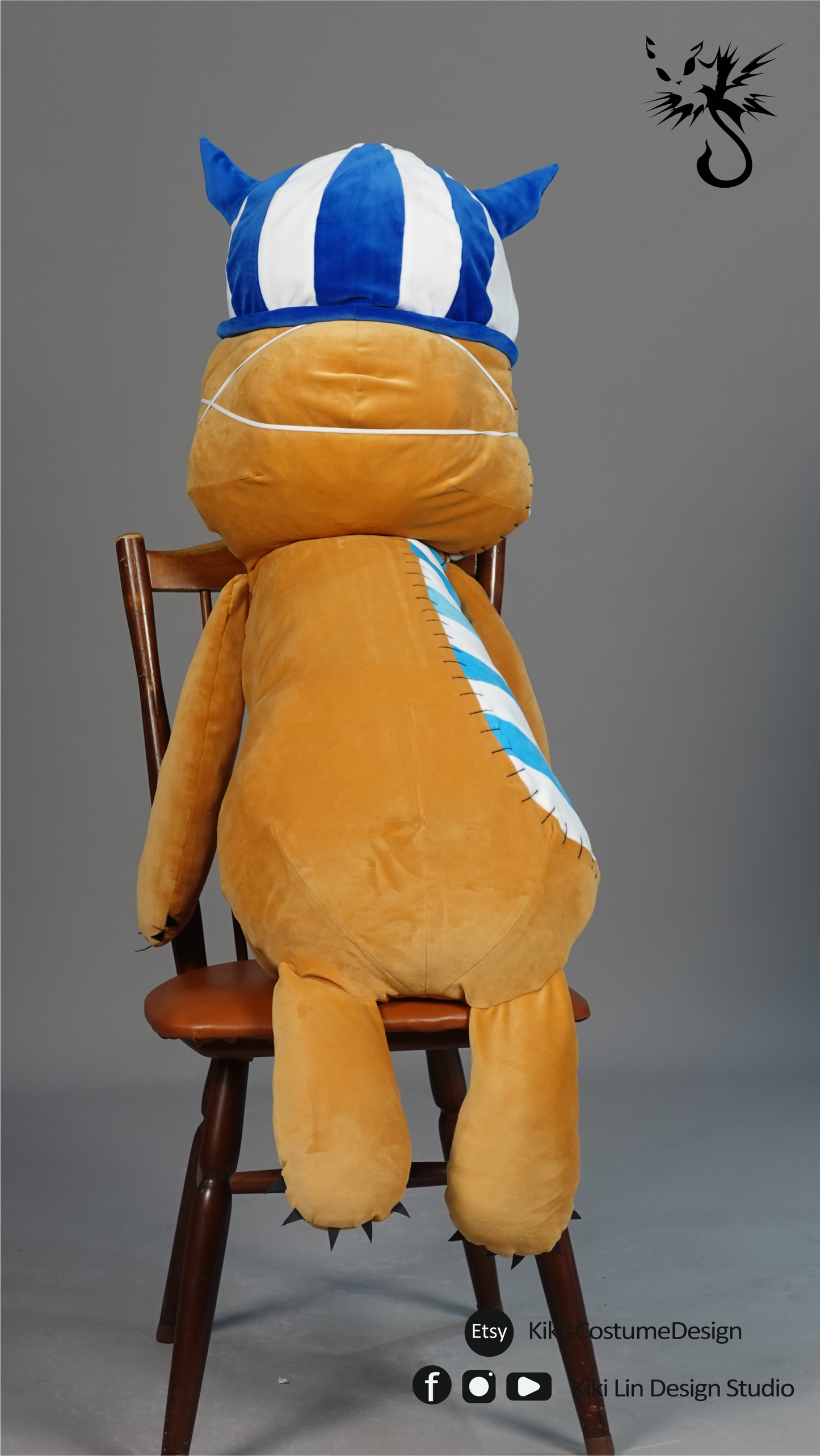 Zombie Bear Plush |僵屍熊毛絨玩偶縫紉版型 (Size 130cm)