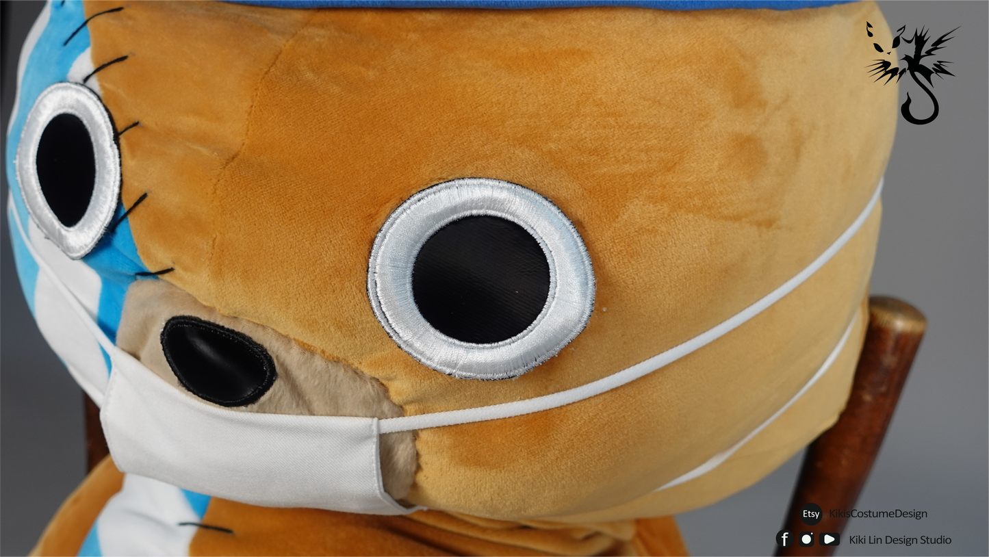 Zombie Bear Plush |僵屍熊毛絨玩偶縫紉版型 (Size 130cm)