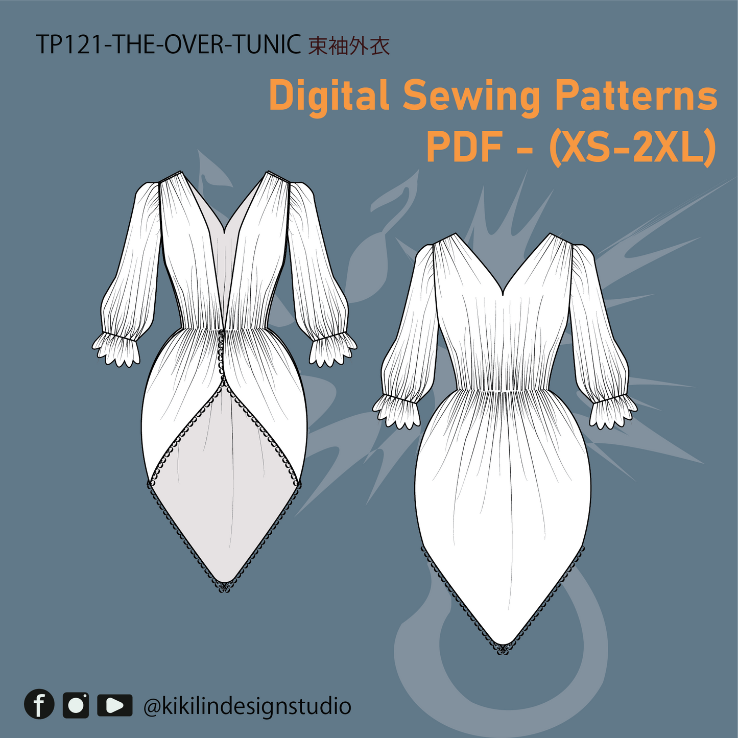 (Pre-Order) Melina / Traveler’s Set: 3-Piece Cosplay Sewing Pattern (PDF) Bundle