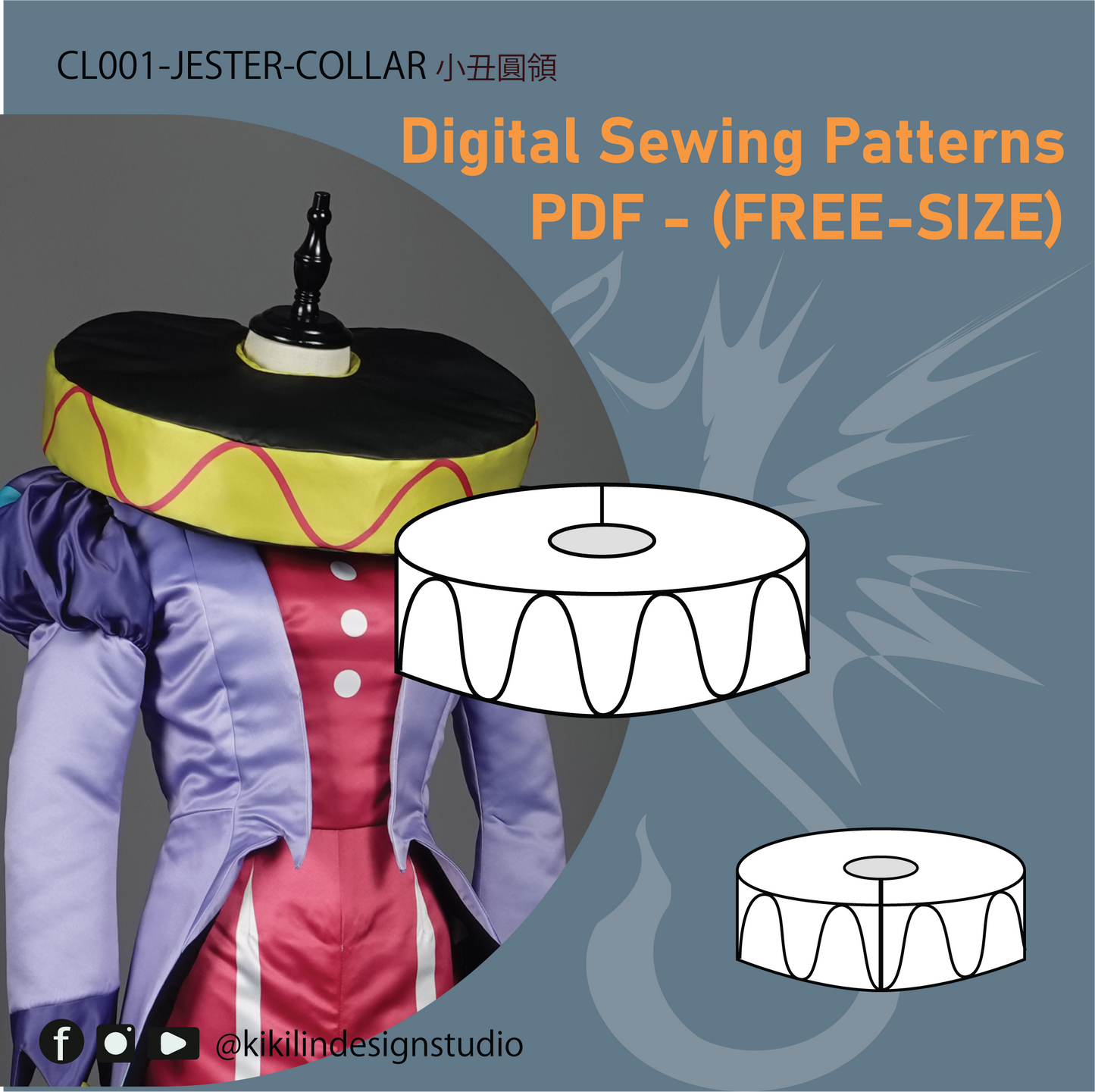 (Pre-Order) Complete Imp Jester Cosplay Set: 5-Pattern Digital Bundle