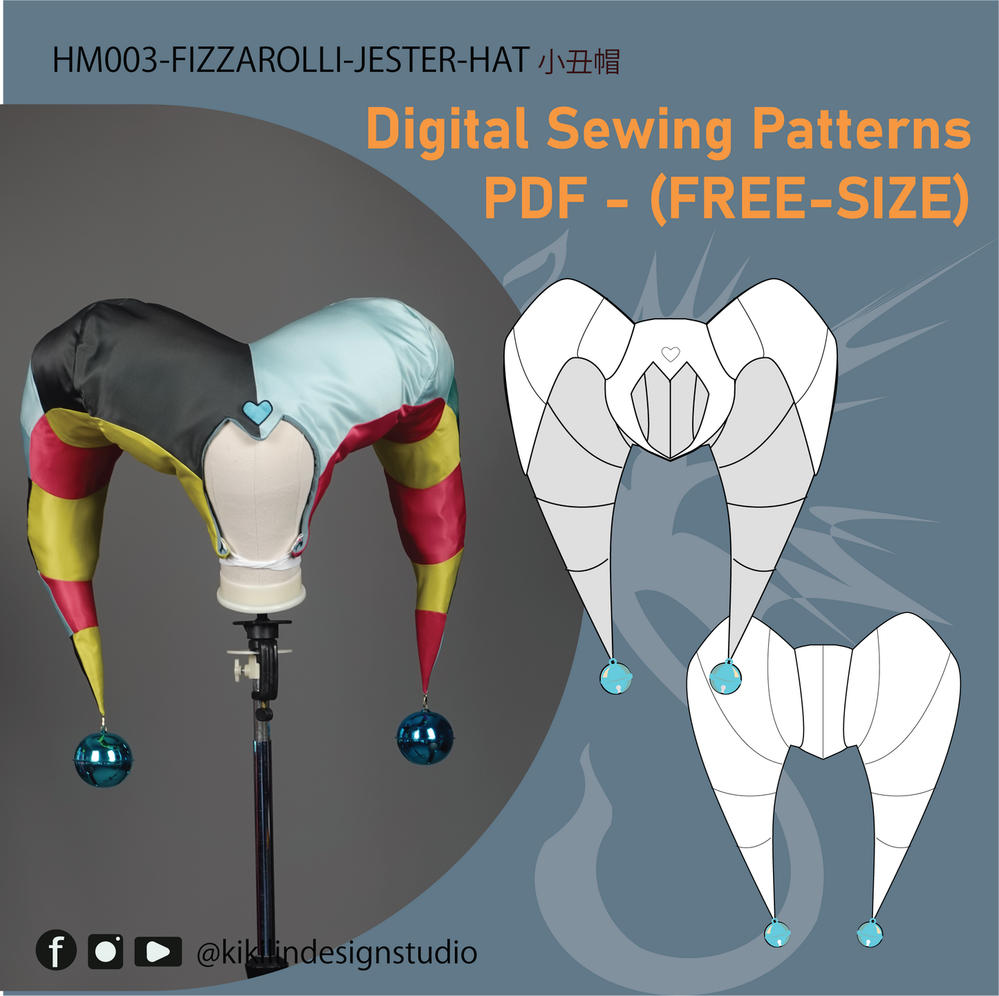 (Pre-Order) Complete Imp Jester Cosplay Set: 5-Pattern Digital Bundle