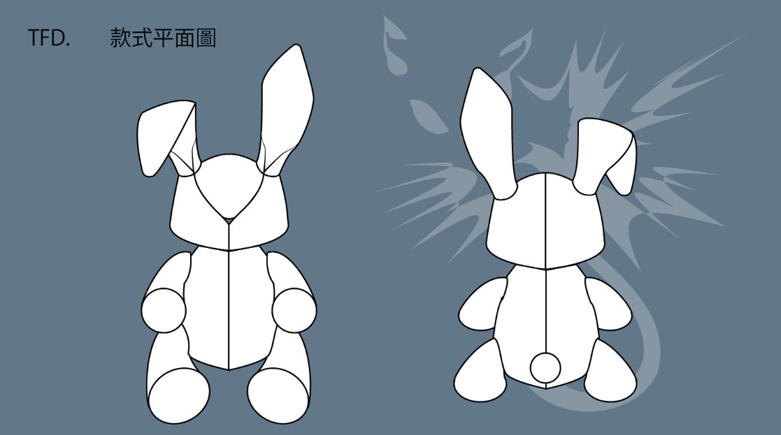 🐰 Kitter Rabbit Plush Digital Sewing Pattern 兔兔玩偶數位縫紉版型