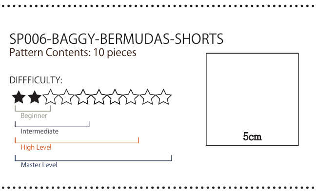 Baggy Bermuda Shorts 寬鬆百慕達短褲 (Sizes XS-2XL)