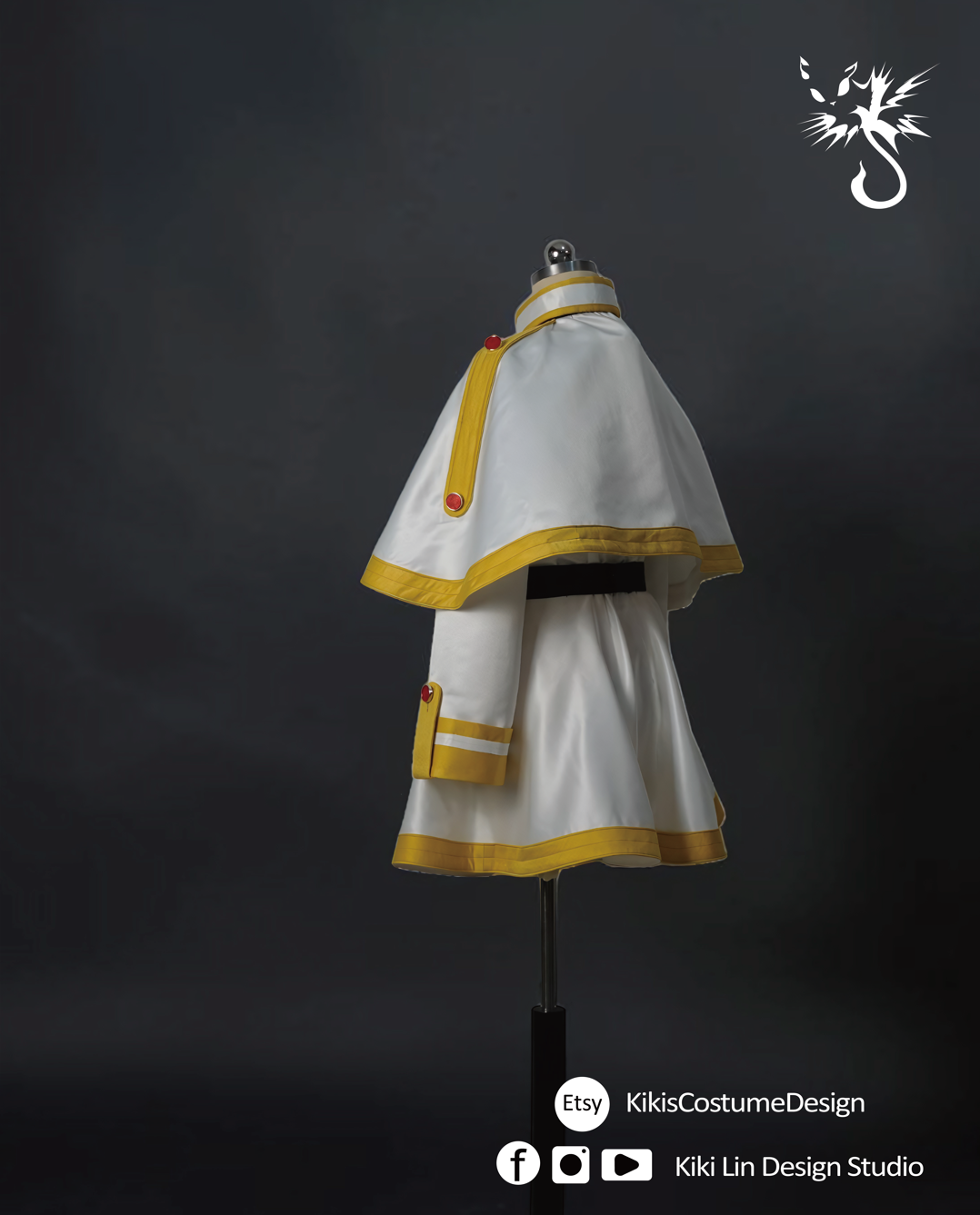 lven Mage Costume Sewing Pattern BUNDLE | Striped Dress & Capelet PDF (XS-2XL) | Video Tutorials n Graphic Guide | A4 n A0 Plotter