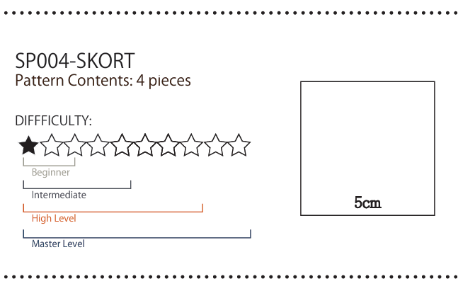 Skort |  褲裙  (Sizes XS-2XL)