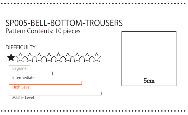Bell-Bottom Trousers |喇叭褲 (XS-2XL)