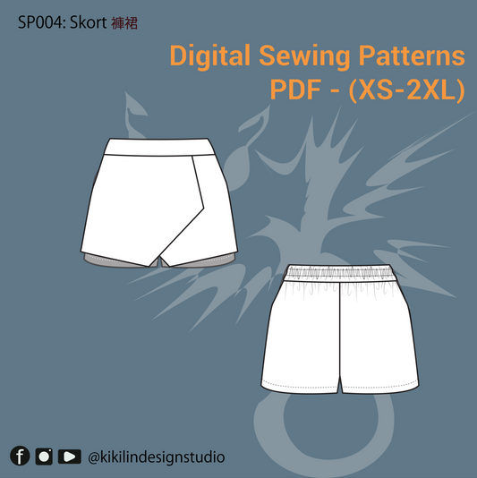 Skort |  褲裙  (Sizes XS-2XL)