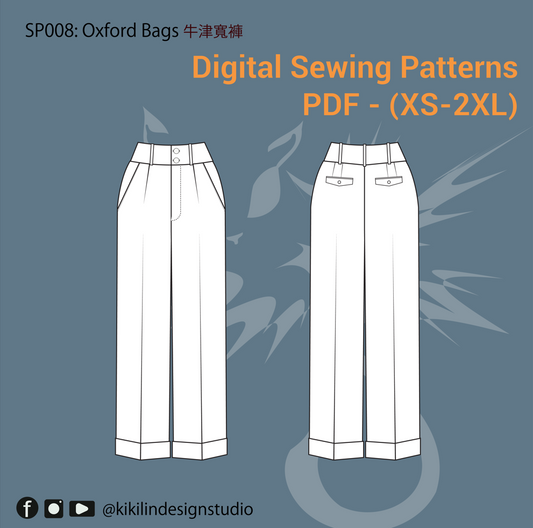 Oxford Bags | 復古寬褲 (Sizes XS-2XL)