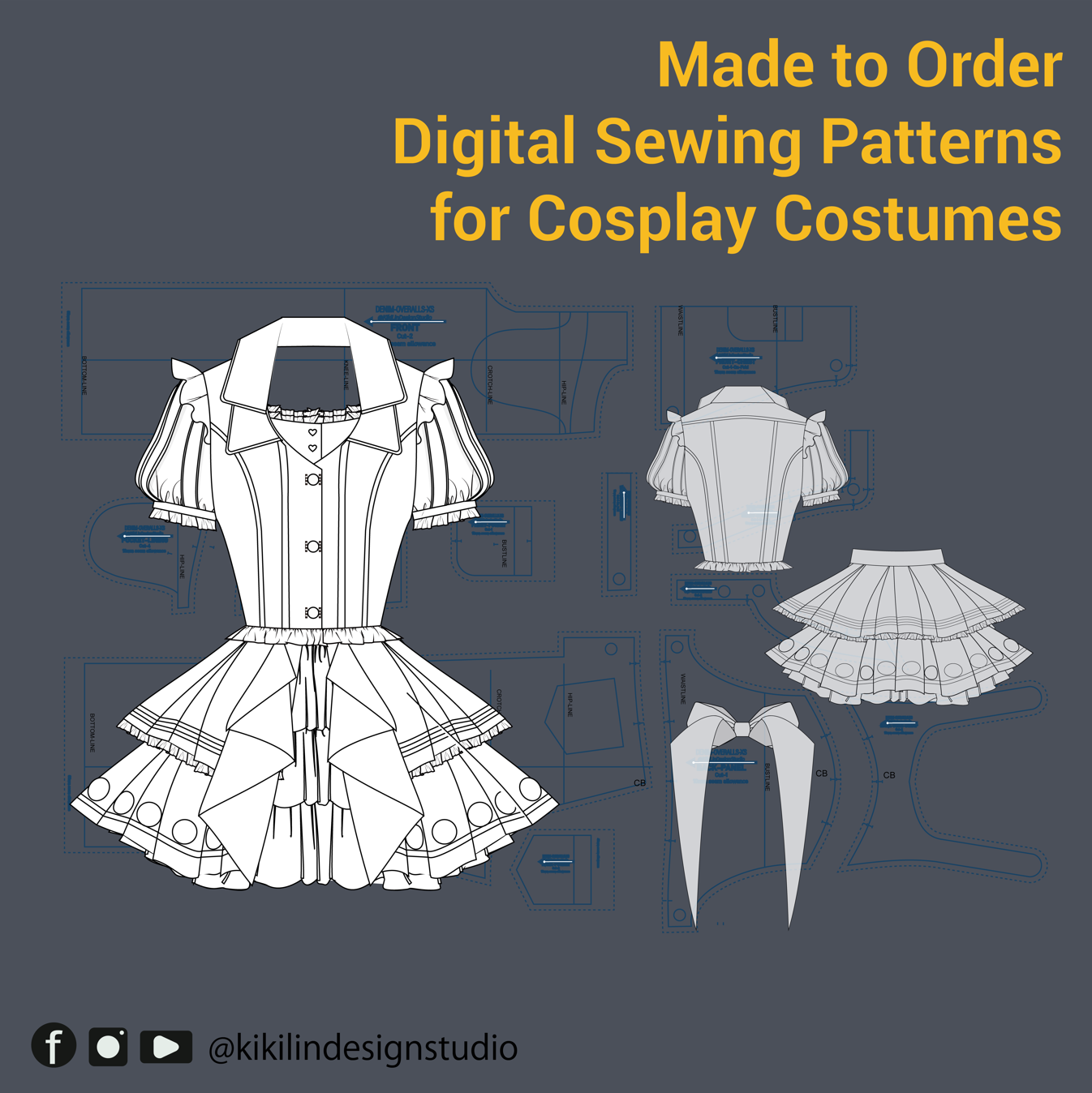Custom Digital Sewing Pattern – Made to Order (PDF)