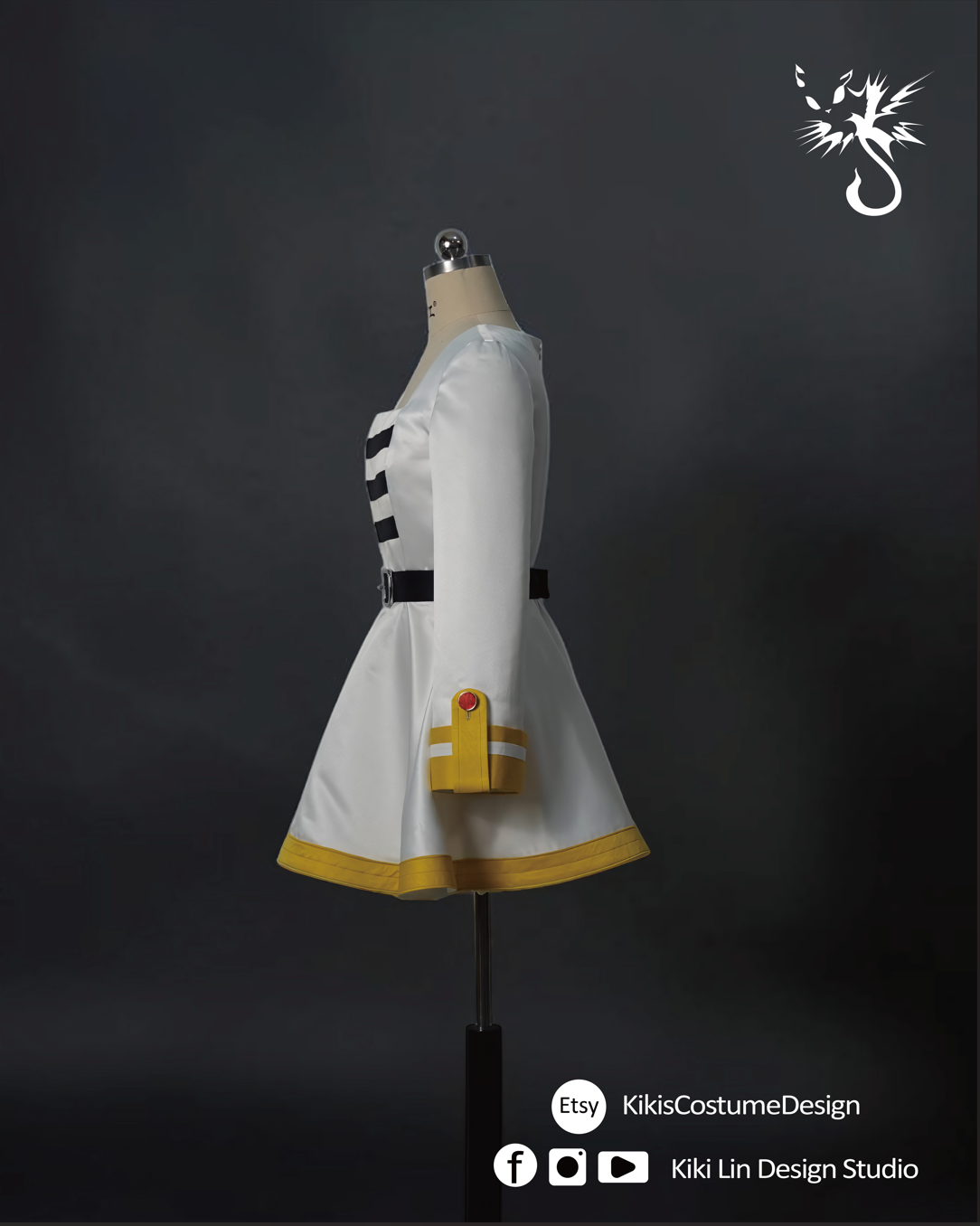 lven Mage Costume Sewing Pattern BUNDLE | Striped Dress & Capelet PDF (XS-2XL) | Video Tutorials n Graphic Guide | A4 n A0 Plotter